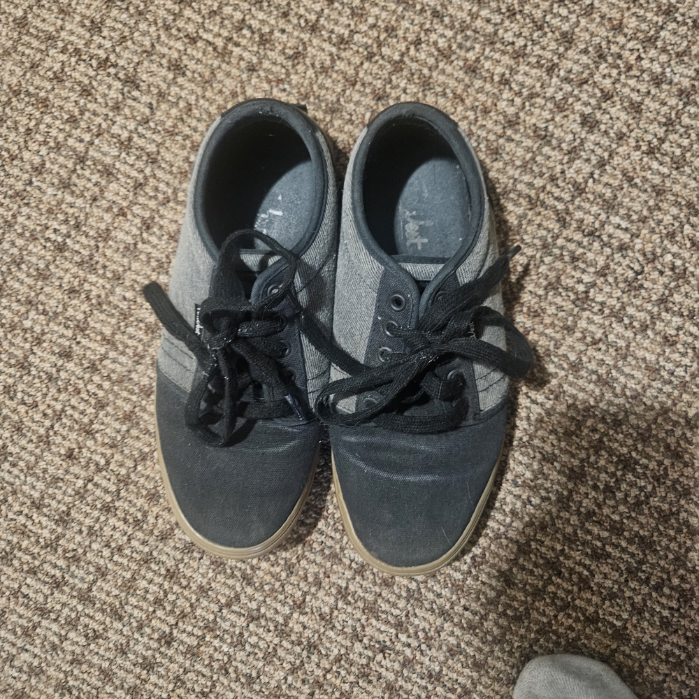 Men's Black and Gray Sneakers